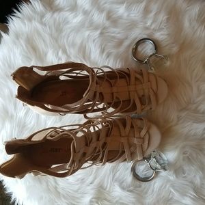 Size 9 just fab open toe heel